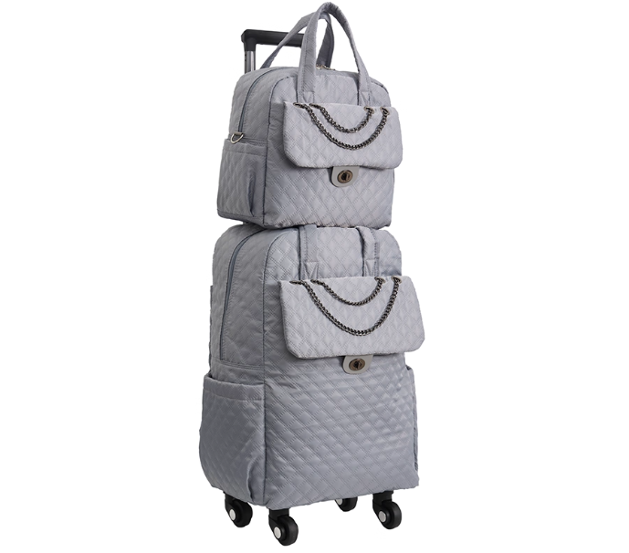 Foldable Rolling Luggage Bag - Borsa da viaggio con ruote per