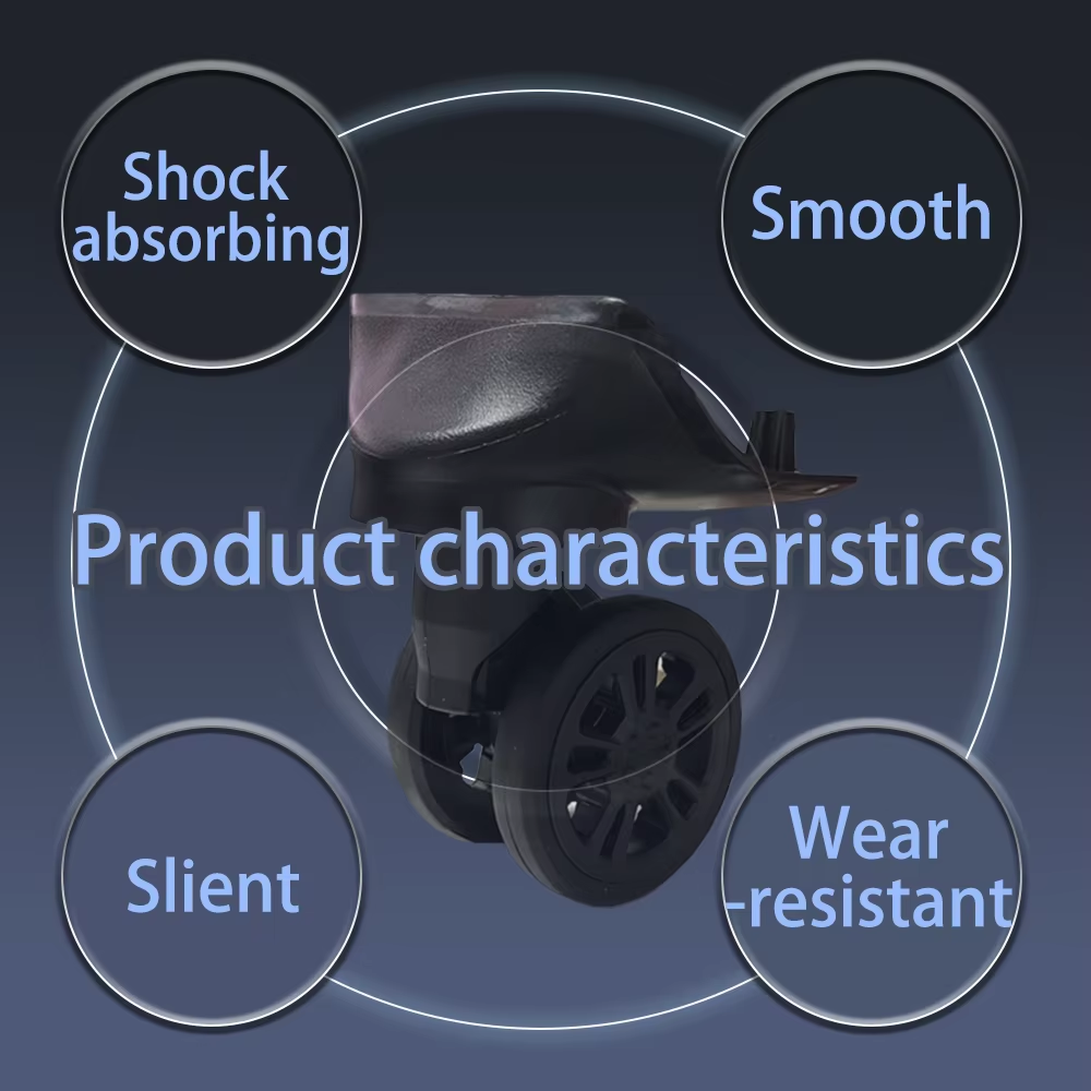 Ruote universali silenziose pe - Silent Replacement Luggage Wheels recensione e prezzo