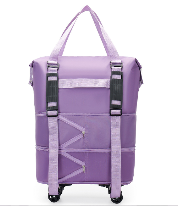 Borsa da viaggio con ruote, ru - Foldable Rolling Luggage Bag recensione e prezzo
