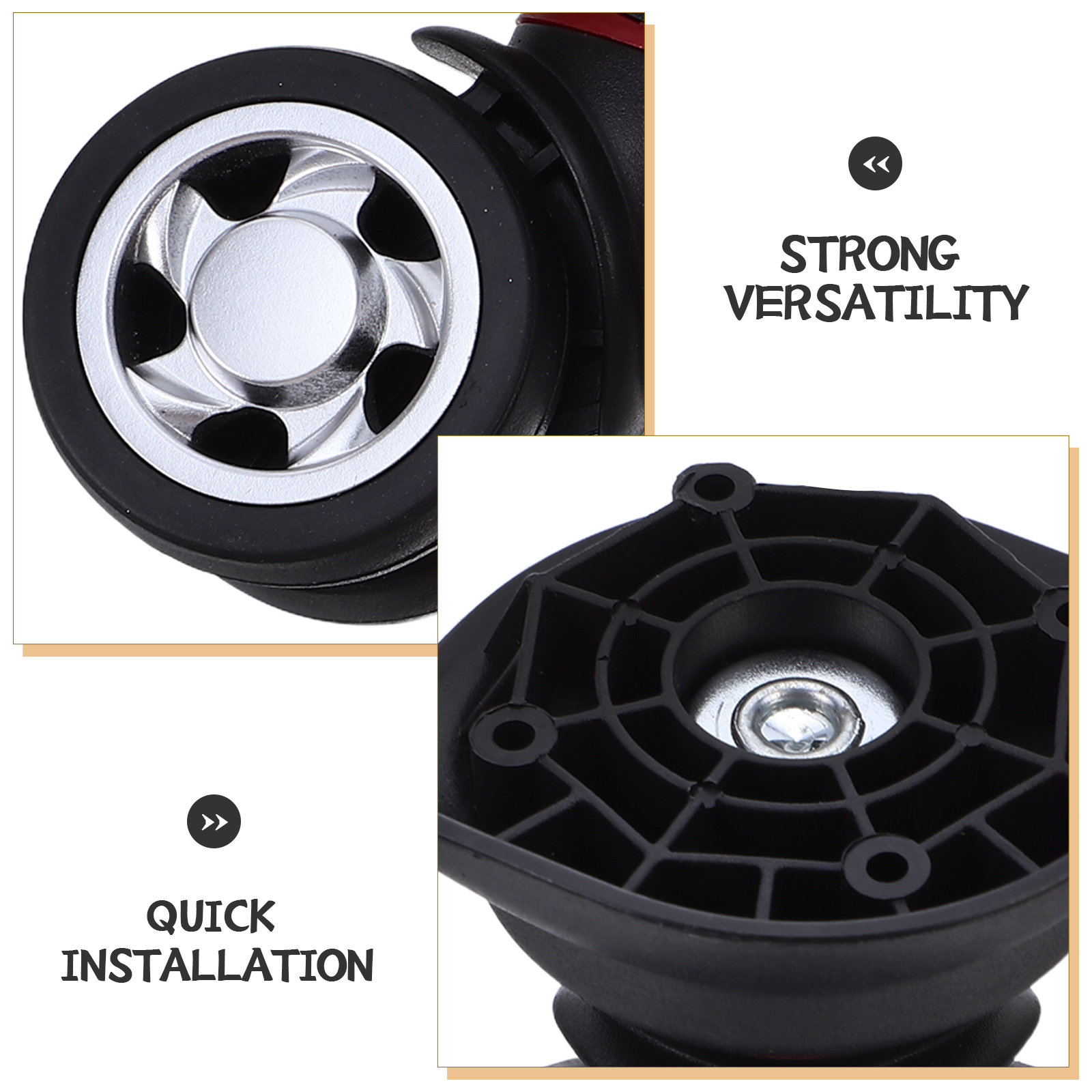 Set di ruote di ricambio unive - Silent Replacement Luggage Wheels recensione e prezzo