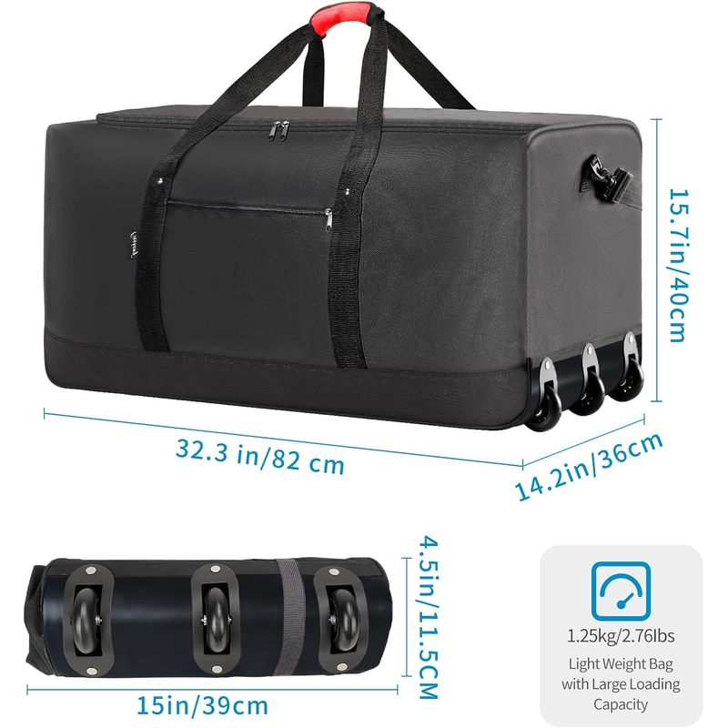 Borsa da viaggio pieghevole co - Foldable Rolling Luggage Bag recensione e prezzo
