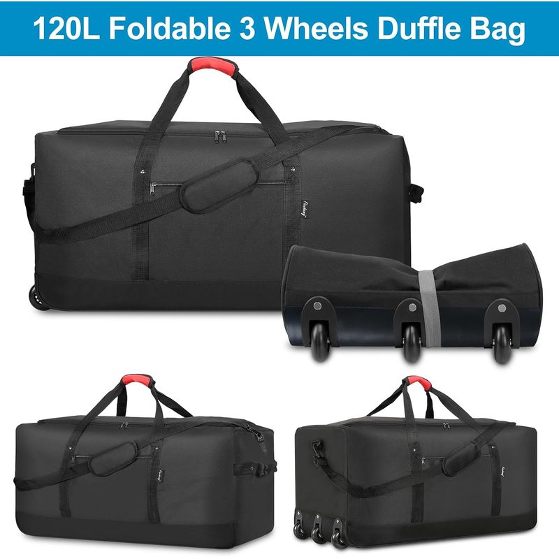Borsa da viaggio pieghevole co - Foldable Rolling Luggage Bag recensione e prezzo